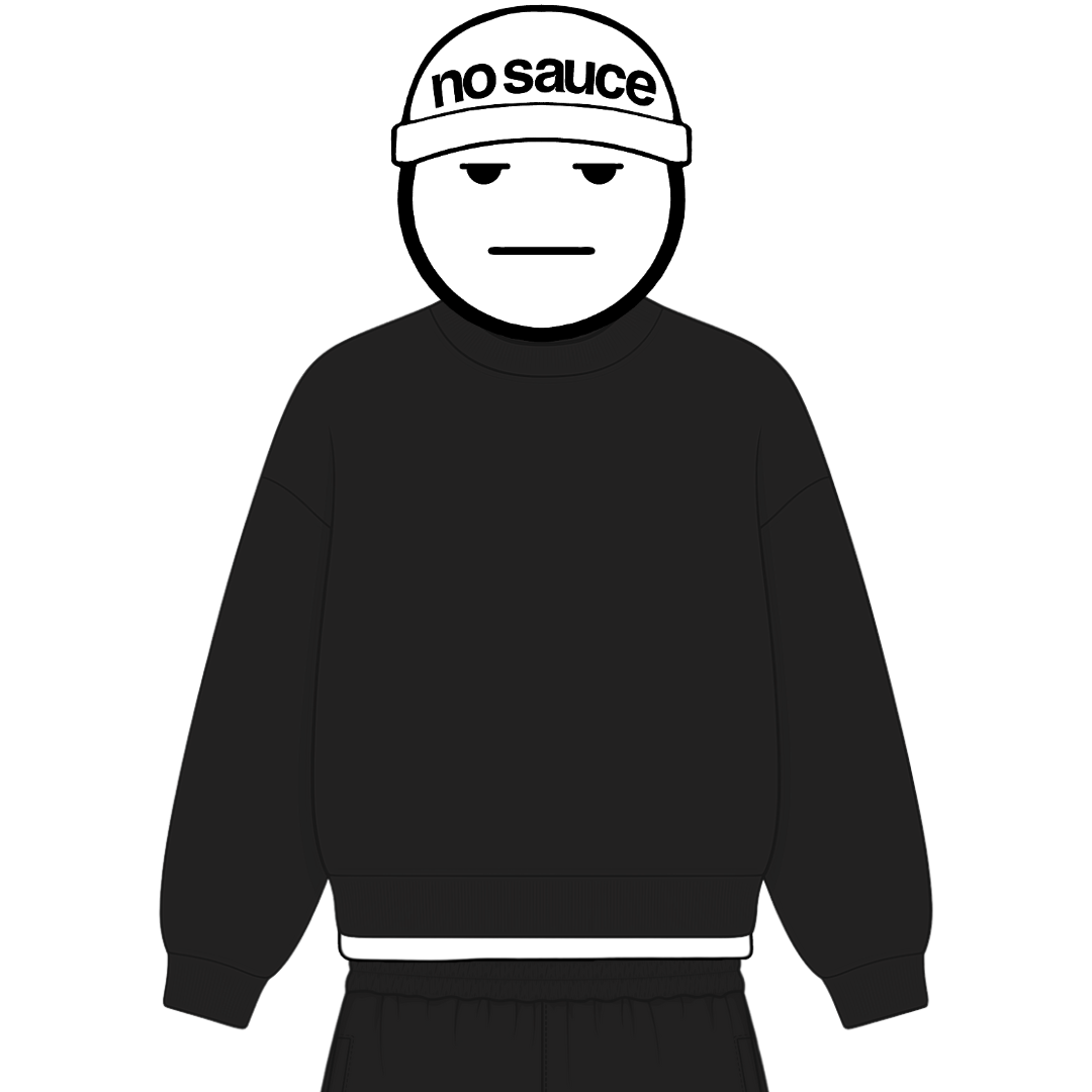 the sweata - black No Sauce