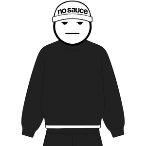 the sweata - black No Sauce