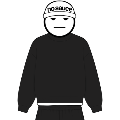 the sweata - black No Sauce