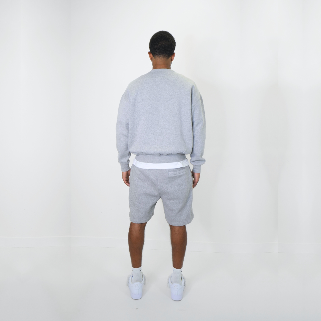 the lengthy shorts - grey