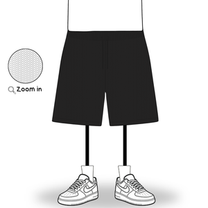 the soft-knit short - black