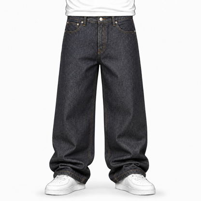 the straight leg jeans - raw denim No Sauce