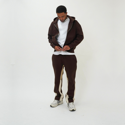 the flared jogga' - brown