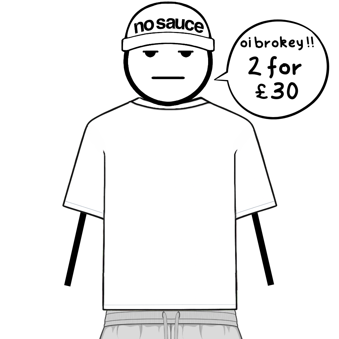 the perfect slim tee - white - No Sauce