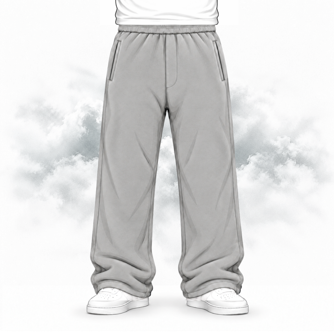 the cloud+ straight leg jogga' - grey no sauce