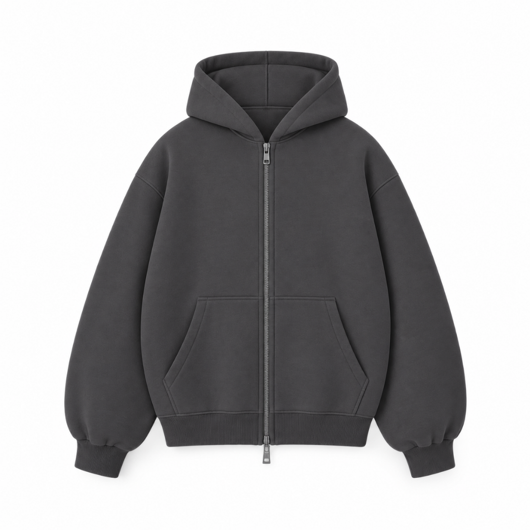 the zippa’ - charcoal grey No Sauce