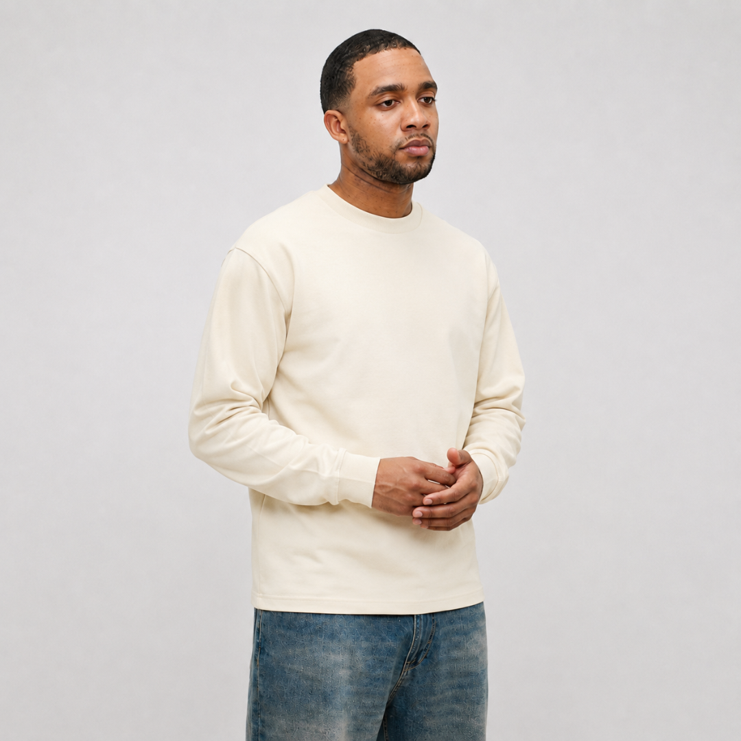 the perfect long sleeve tee - creme no sauce