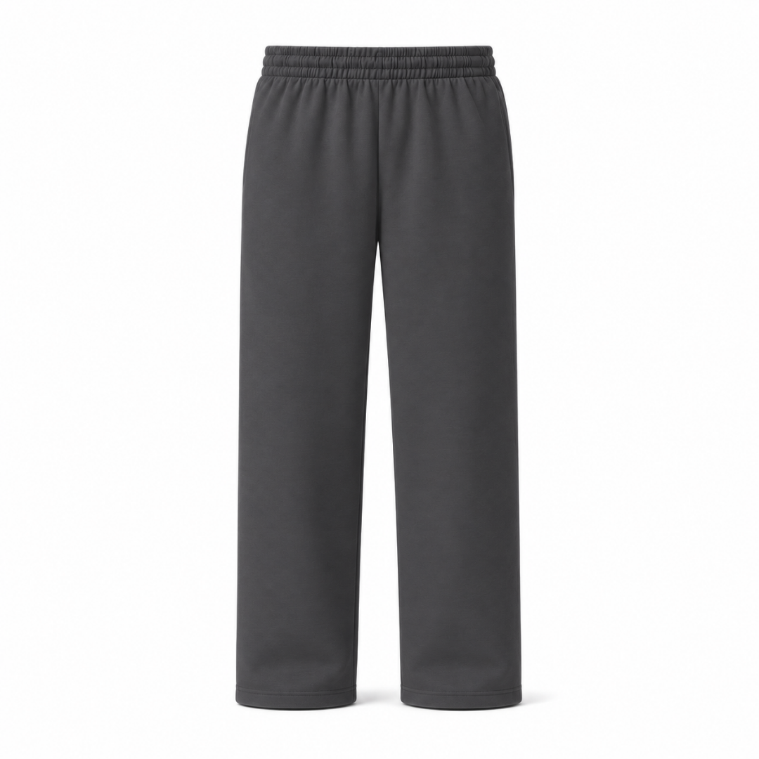 the straight leg jogga' - charcoal grey no sauce
