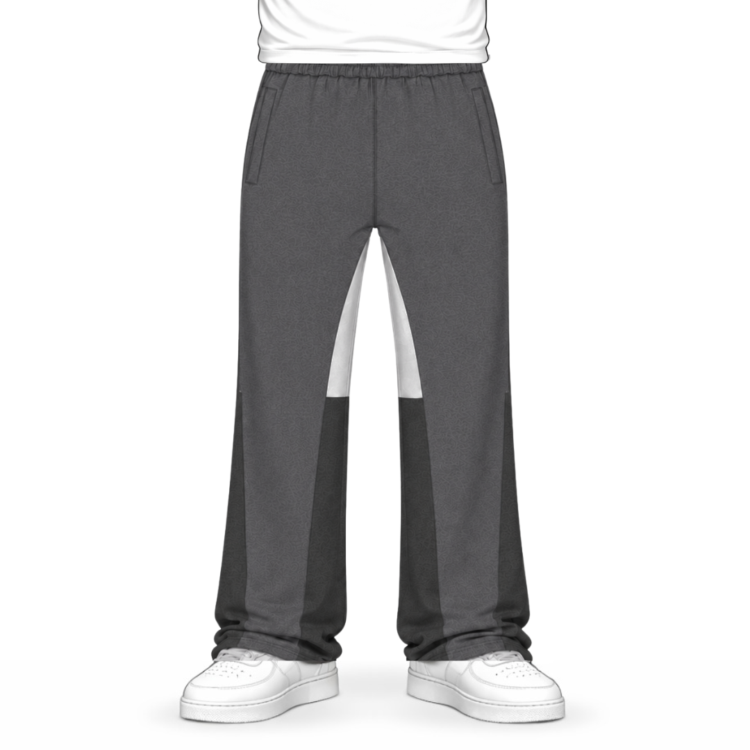 the flared jogga' - charcoal grey no sauce