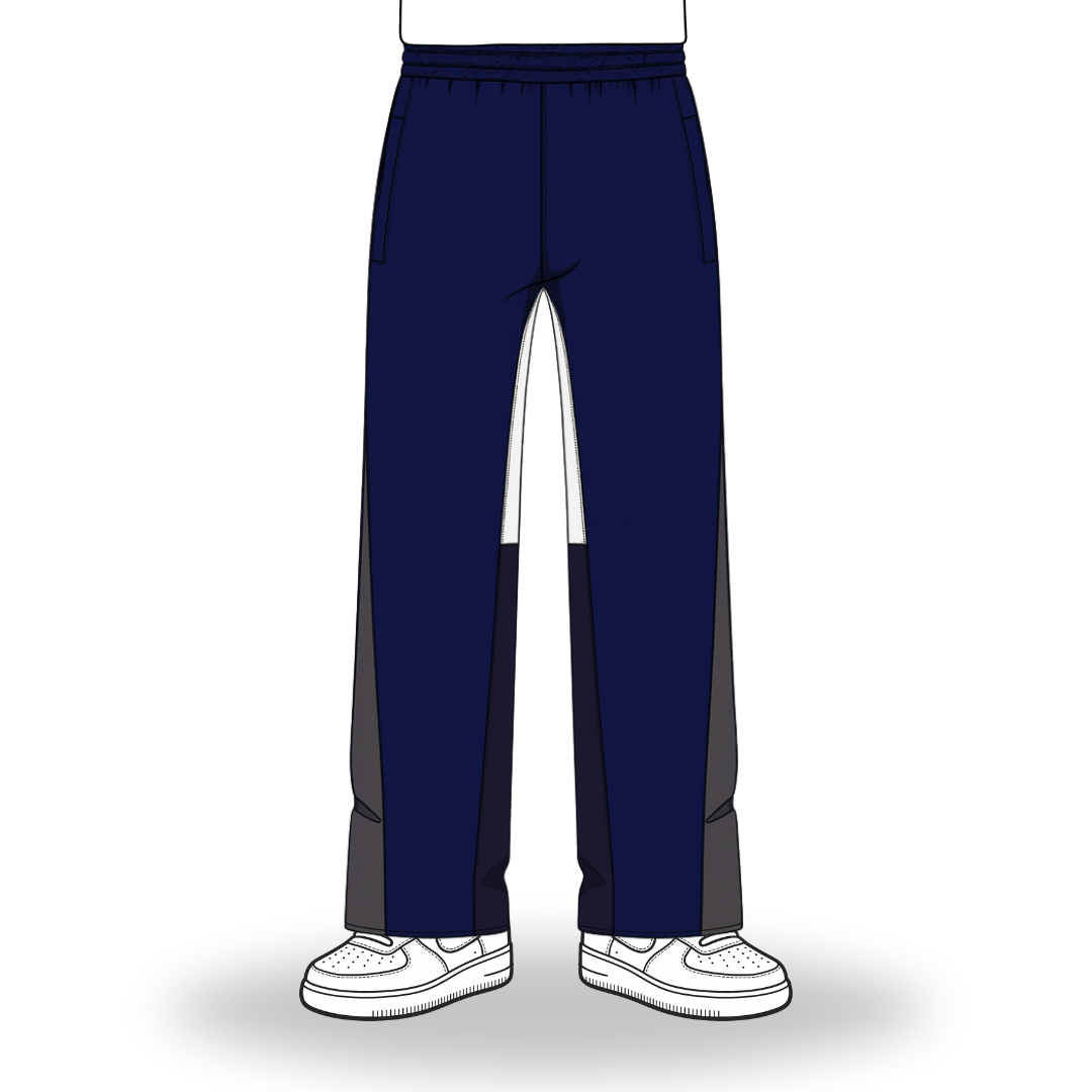 the flared jogga' - navy