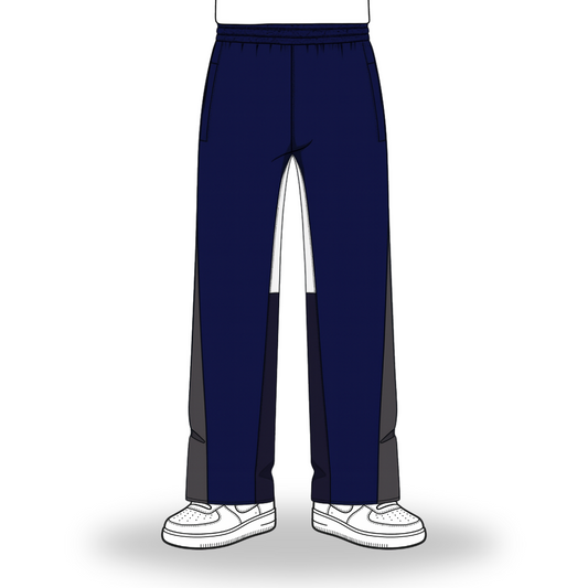 the flared jogga' - navy