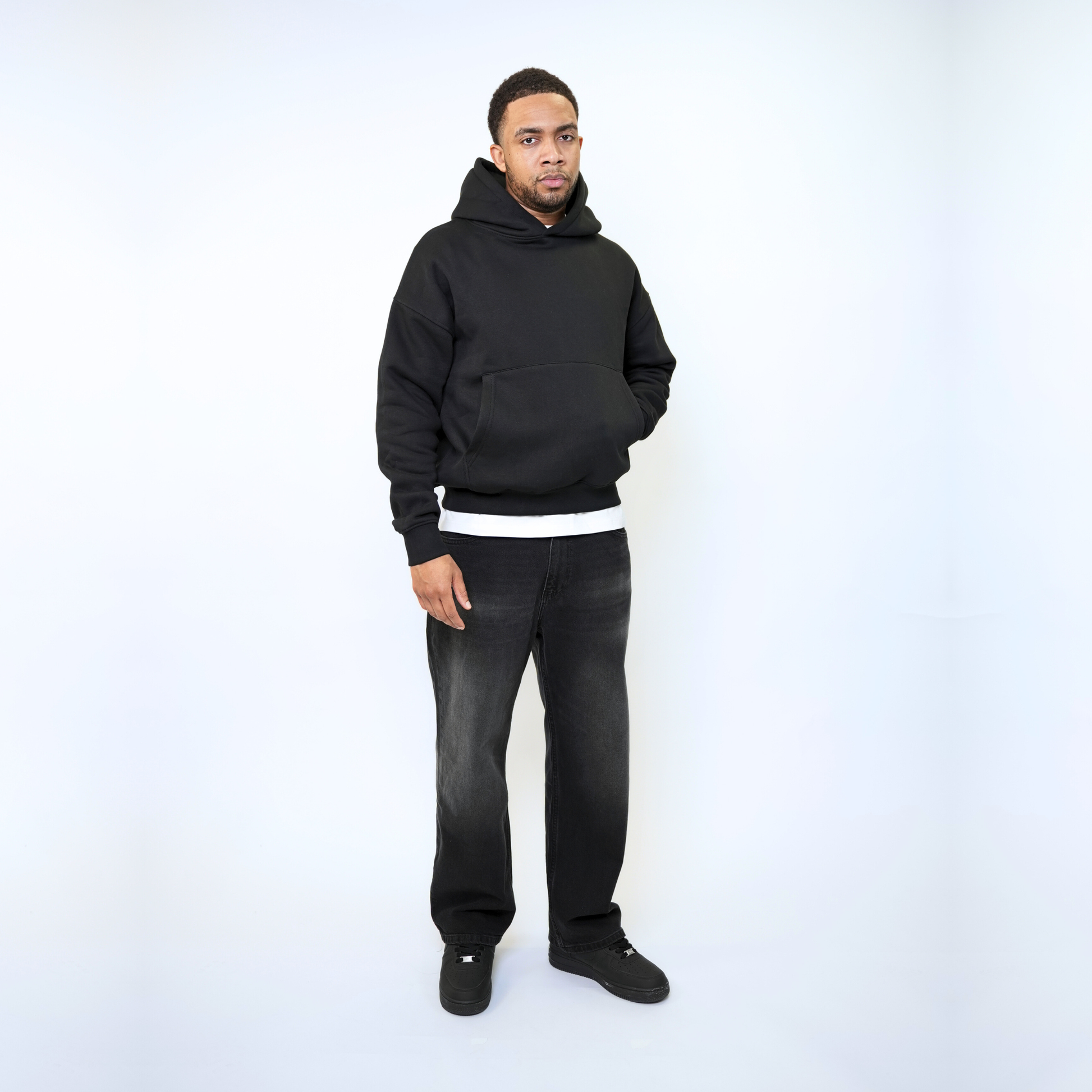 the straight leg jeans - black No Sauce