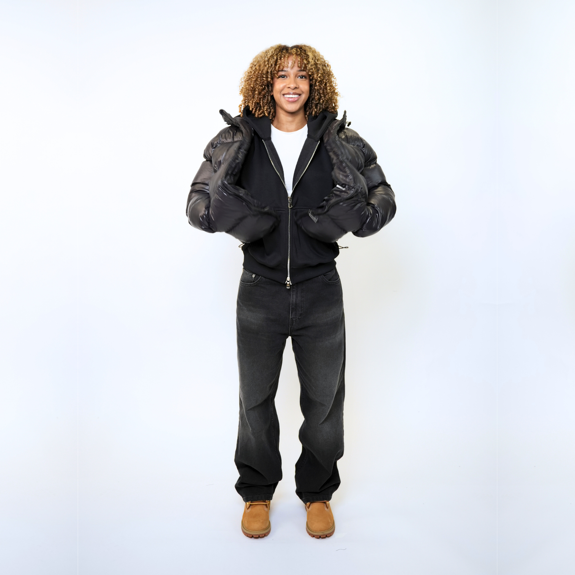 the straight leg jeans - black No Sauce