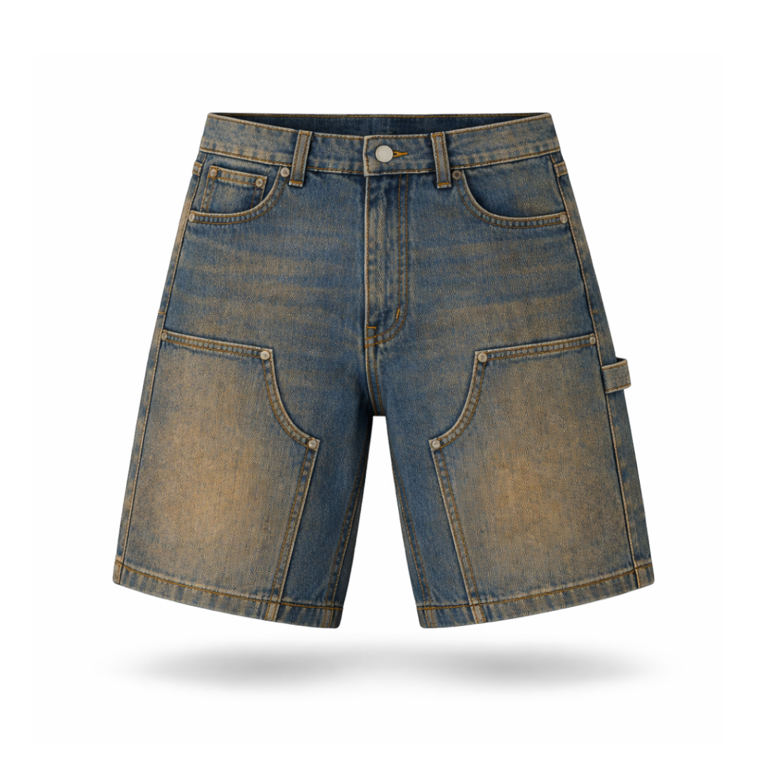 the denim carpenta' shorts - blue mocha No Sauce