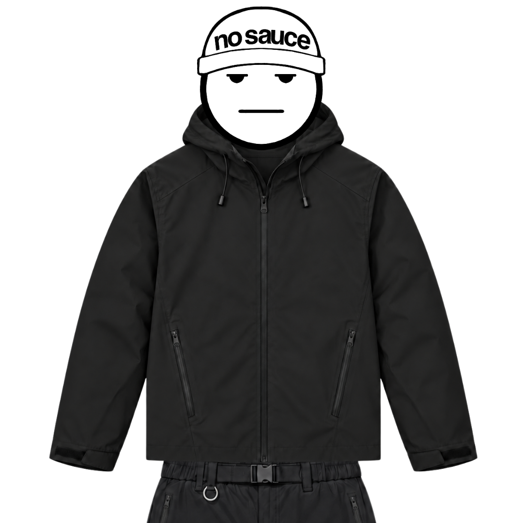 the cloud+ shell jacket - black No Sauce