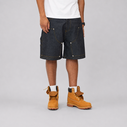 the raw denim carpenta' shorts No Sauce