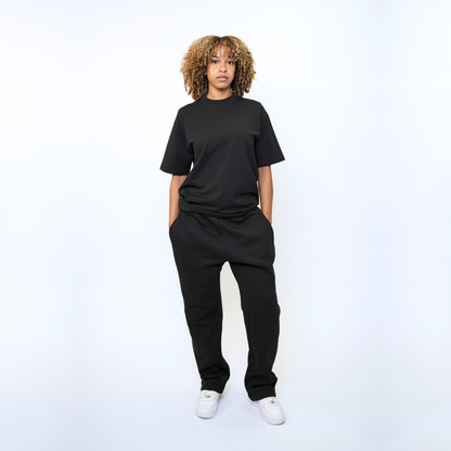 the perfect oversized tee - black no sauce