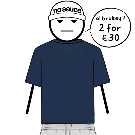 the perfect slim tee - navy no sauce