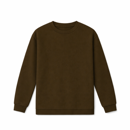 the perfect long sleeve tee - brown no sauce