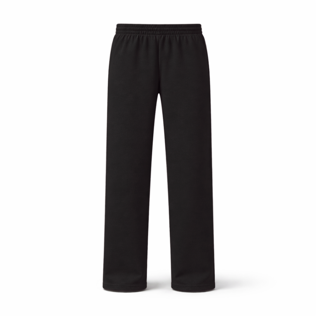the straight leg jogga' - black no sauce