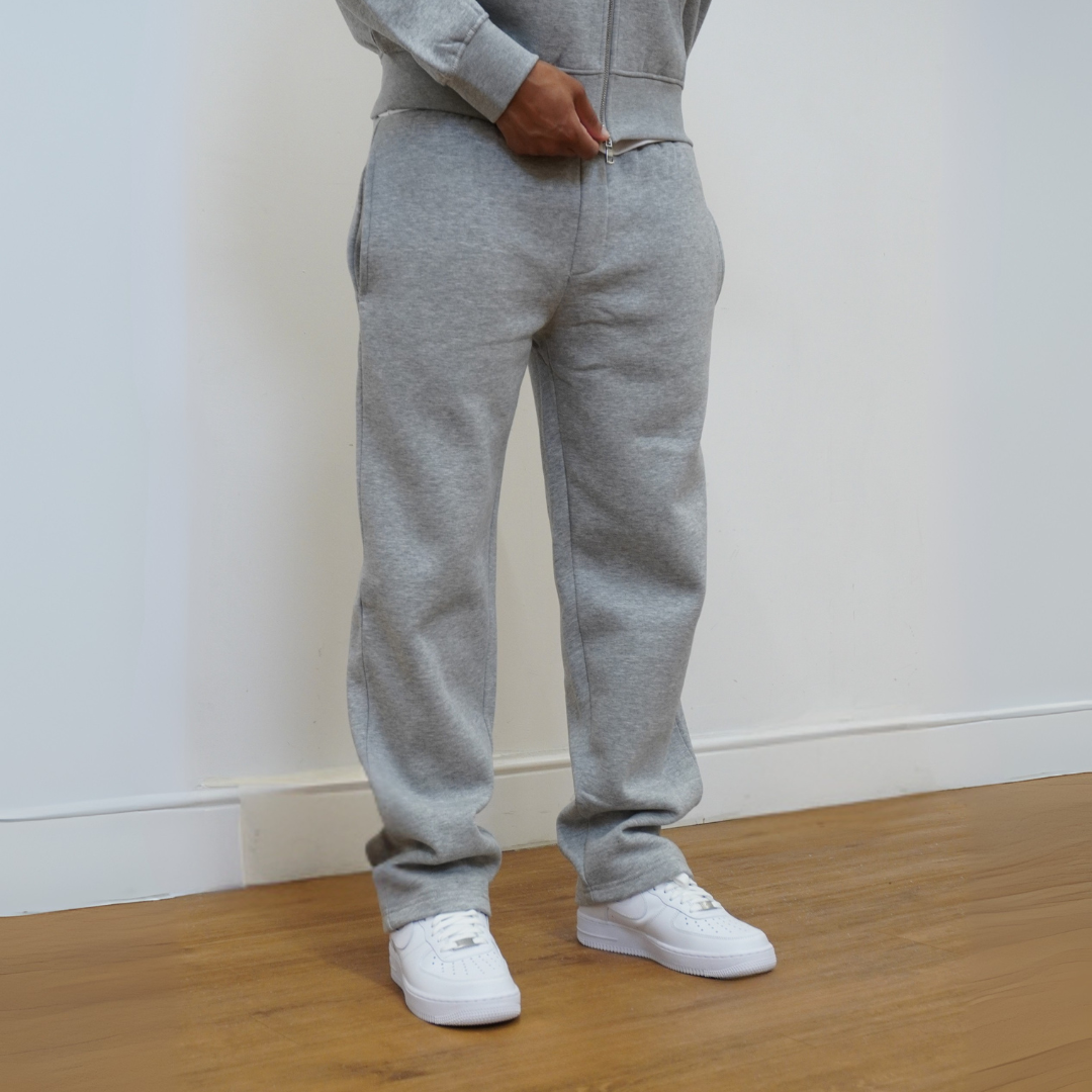 the straight leg jogga' - grey no sauce