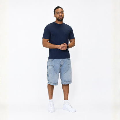 the perfect slim tee - navy no sauce