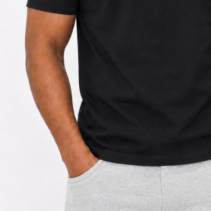 the perfect slim tee - black no sauce
