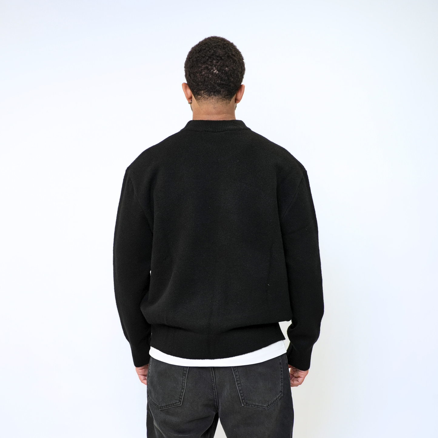 the soft-knit sweata' - black No Sauce
