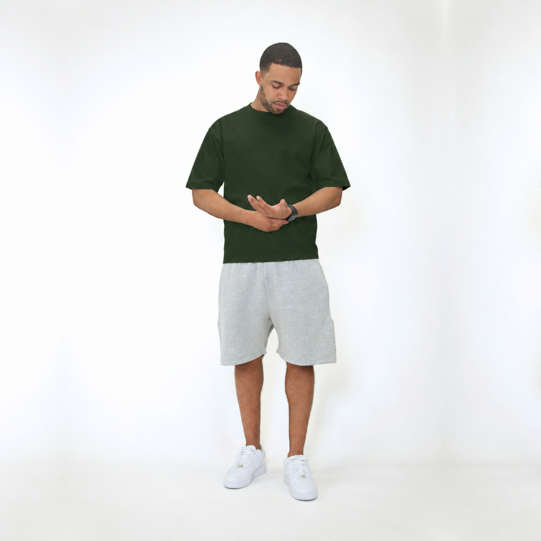 the perfect oversized tee - forest green no sauce