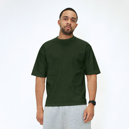 the perfect oversized tee - forest green no sauce