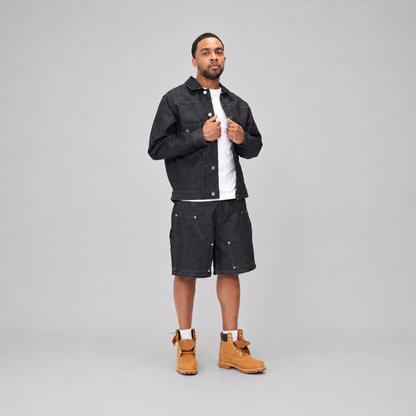 the raw denim carpenta' shorts No Sauce