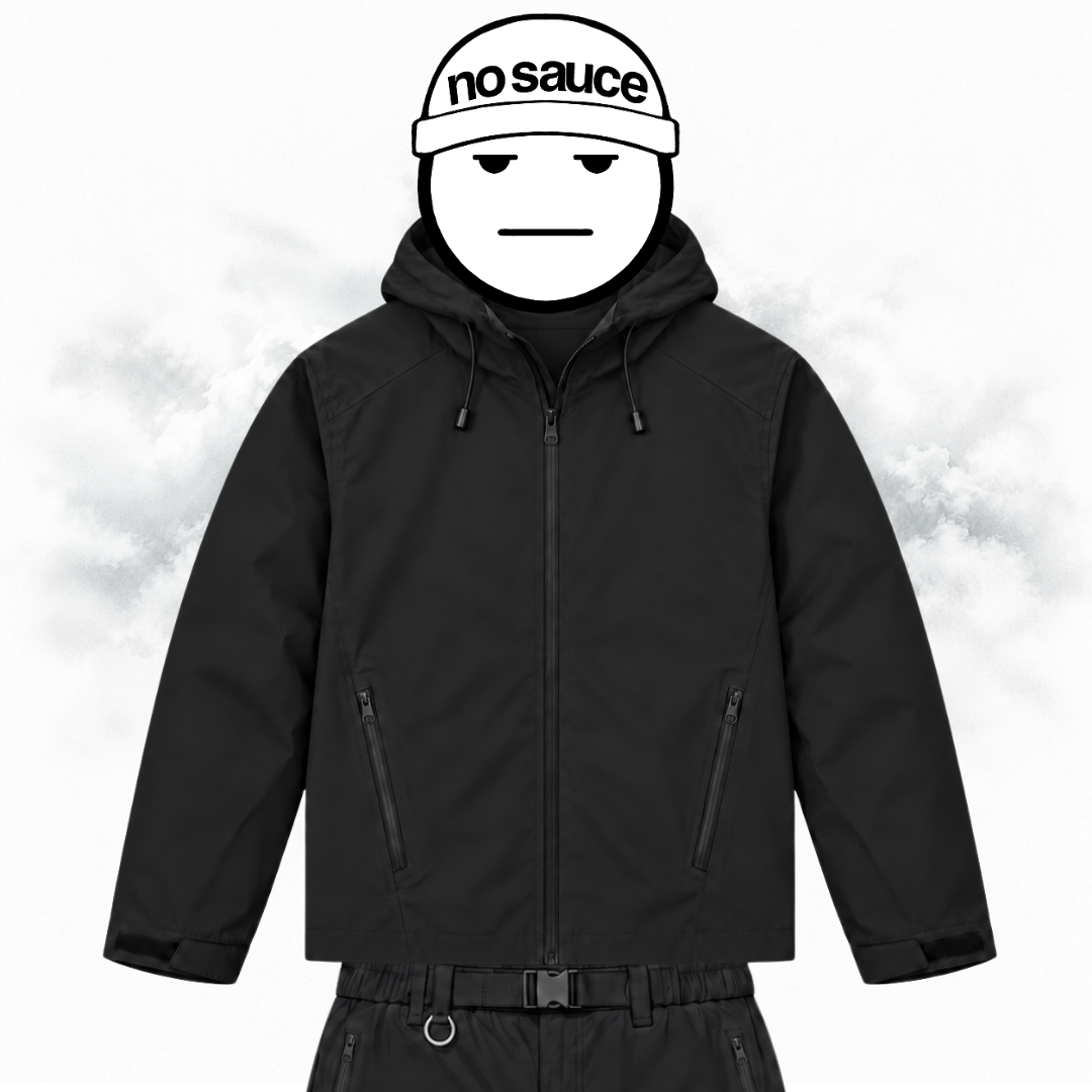 the cloud+ shell jacket - black No Sauce