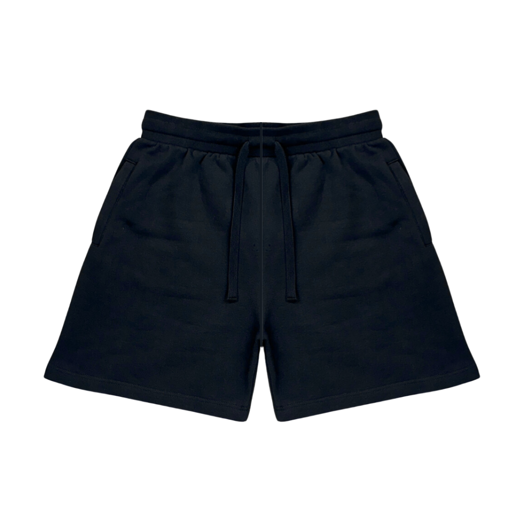 the lengthy shorts - black