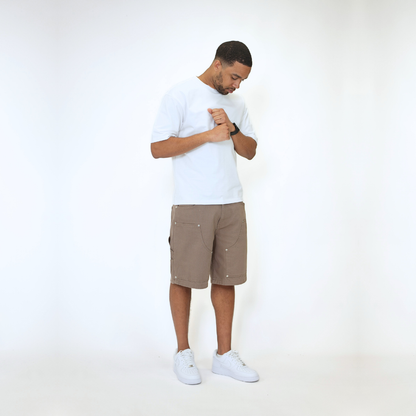 the denim carpenta' shorts - washed brown No Sauce