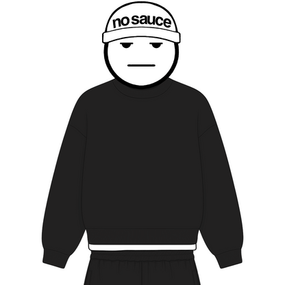 the sweata - black