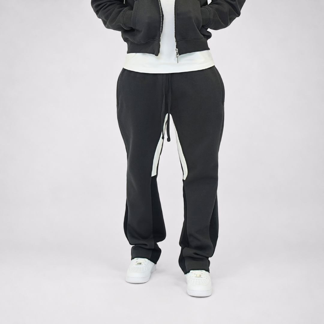 the flared jogga' - charcoal grey no sauce