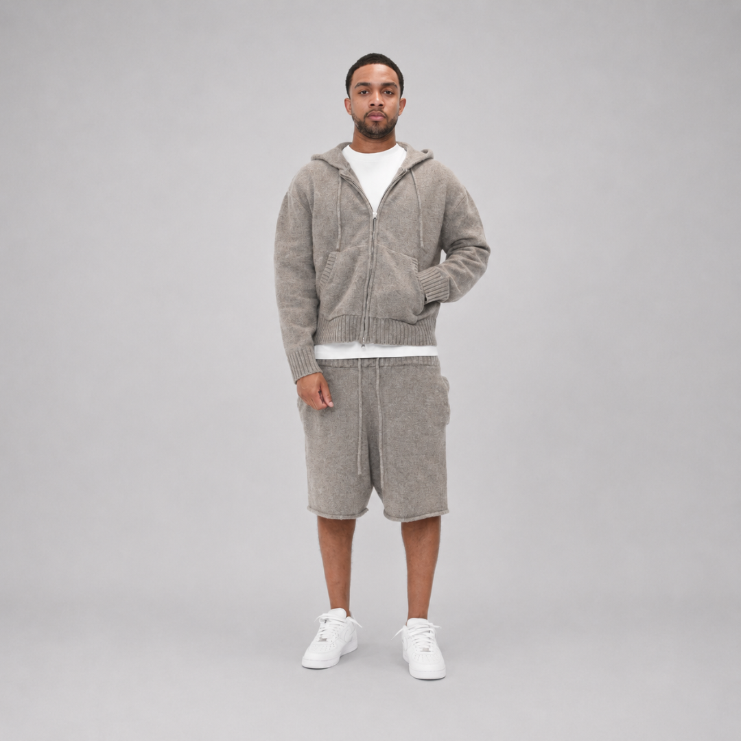 the soft-knit zippa' - cookie dough No Sauce