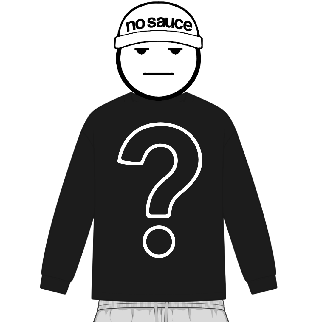 the mystery perfect long sleeve tee no sauce