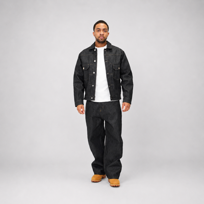 the straight leg jeans - raw denim No Sauce
