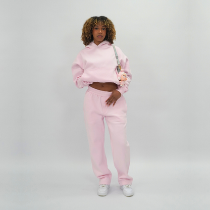 the straight leg jogga' - pink no sauce