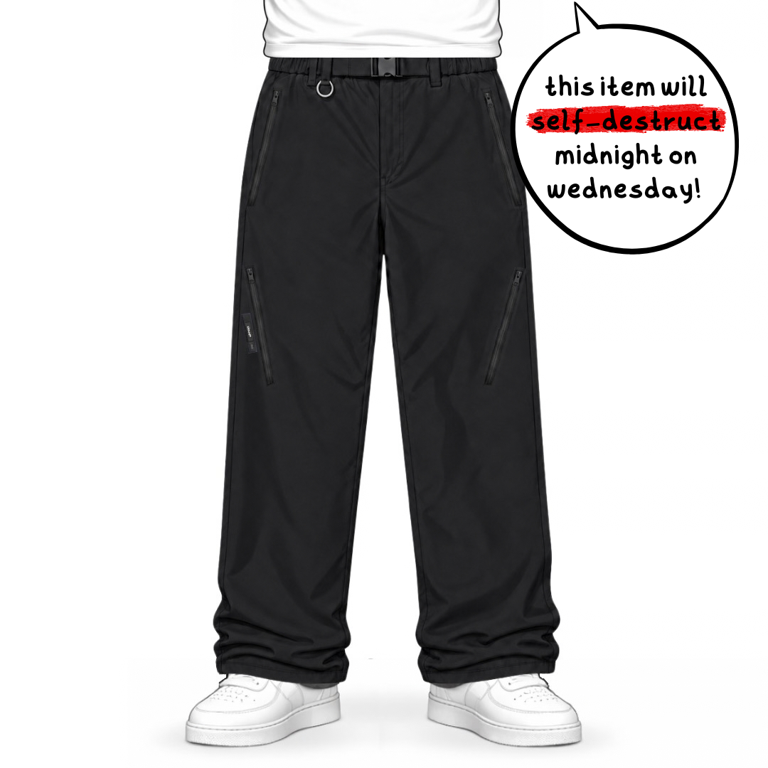 the cloud+ shell pants - black No Sauce
