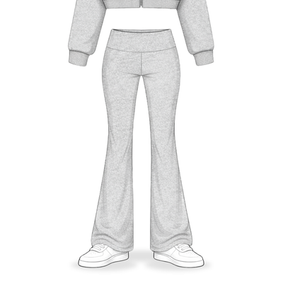 the women’s lounge pants - grey no sauce