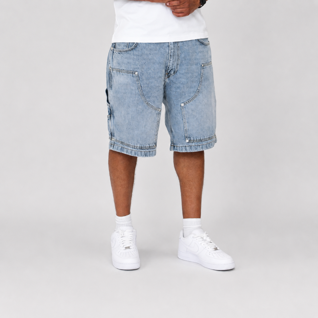 the denim carpenta' shorts - light blue No Sauce