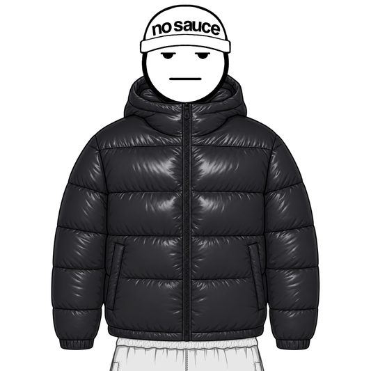 the down puffa’ - dark grey No Sauce