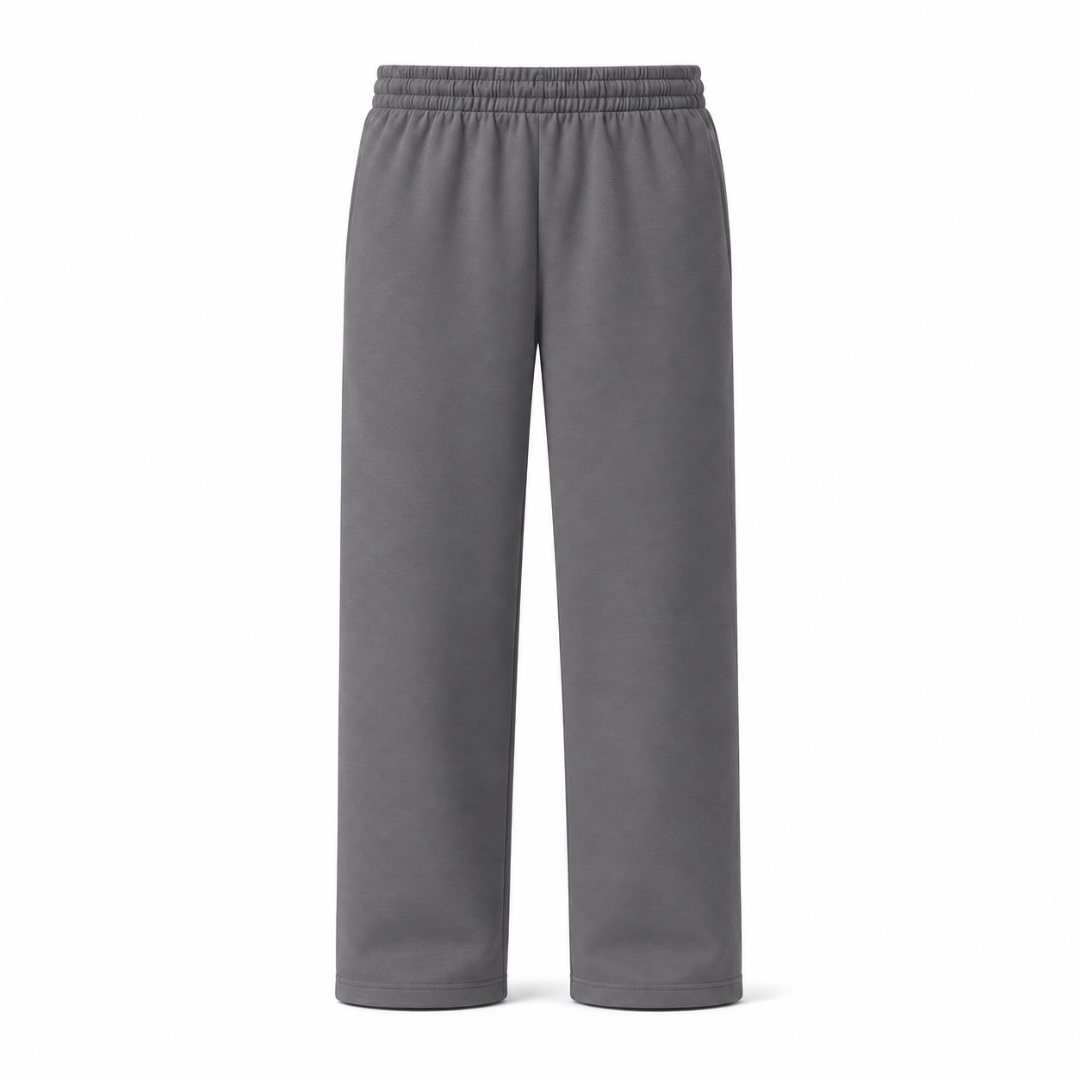 the straight leg jogga' - charcoal grey no sauce
