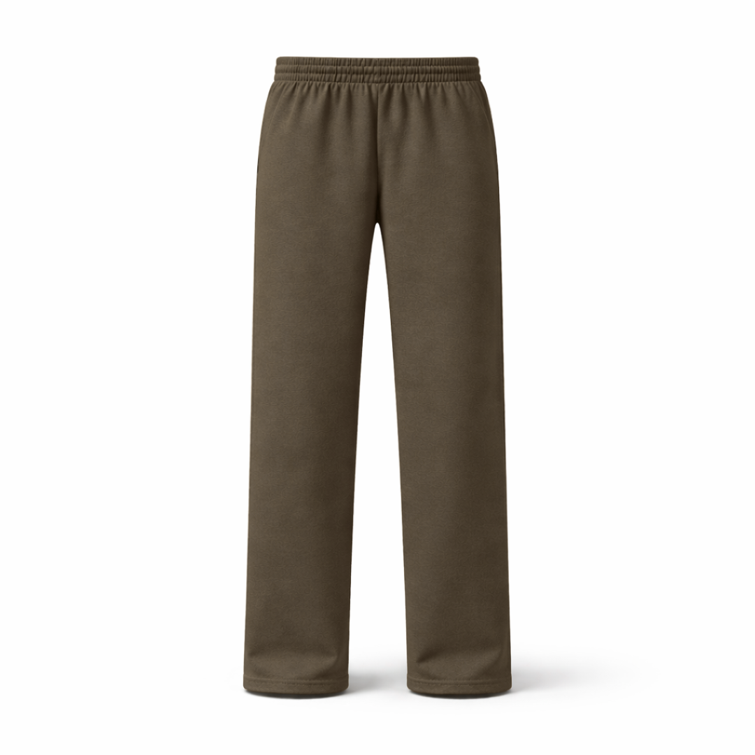 the straight leg jogga' - mocha no sauce