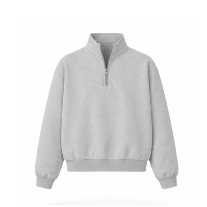 the quarter zippa' - grey no sauce