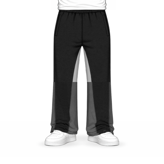 the flared jogga' - black no sauce