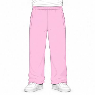 the straight leg jogga' - pink no sauce