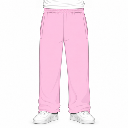 the straight leg jogga' - pink no sauce